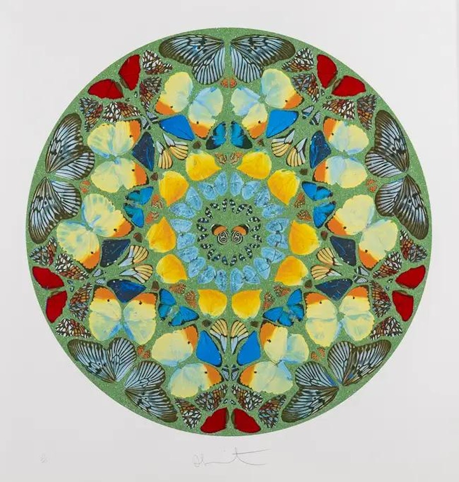 PSALM PRINT: USQUE QUO, DOMINE? by Damien Hirst