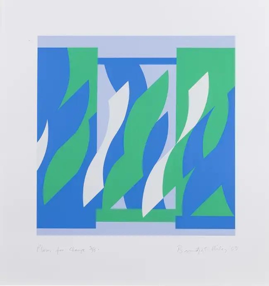 Places for Change (Schubert 72) by Bridget Riley