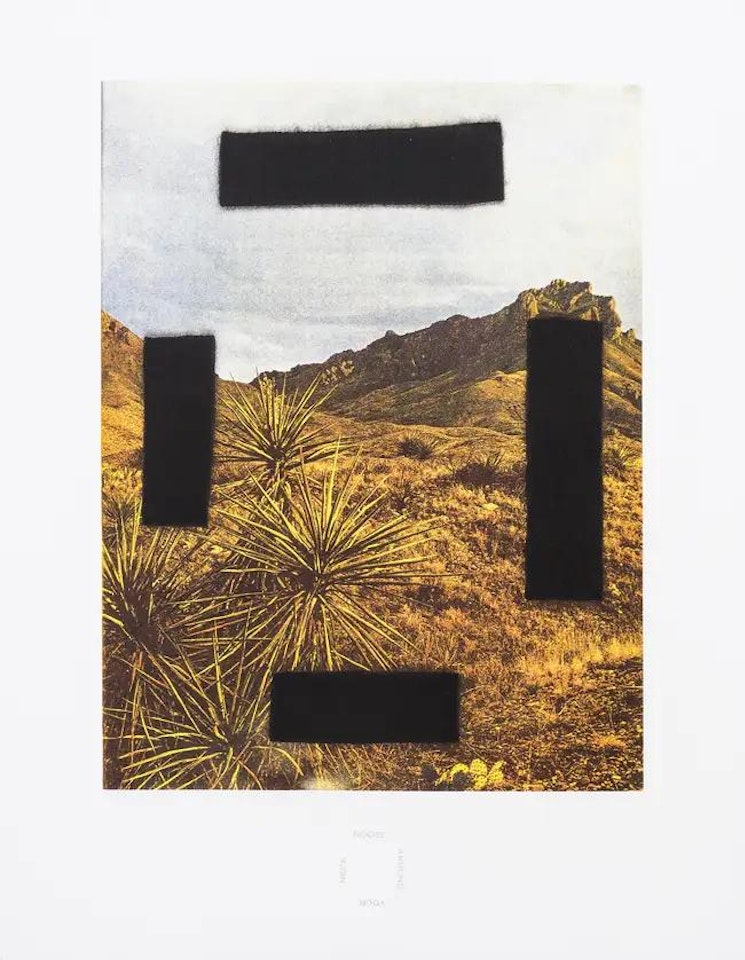 Noose Around Your Neck (from Country Cityscapes series) by Ed Ruscha