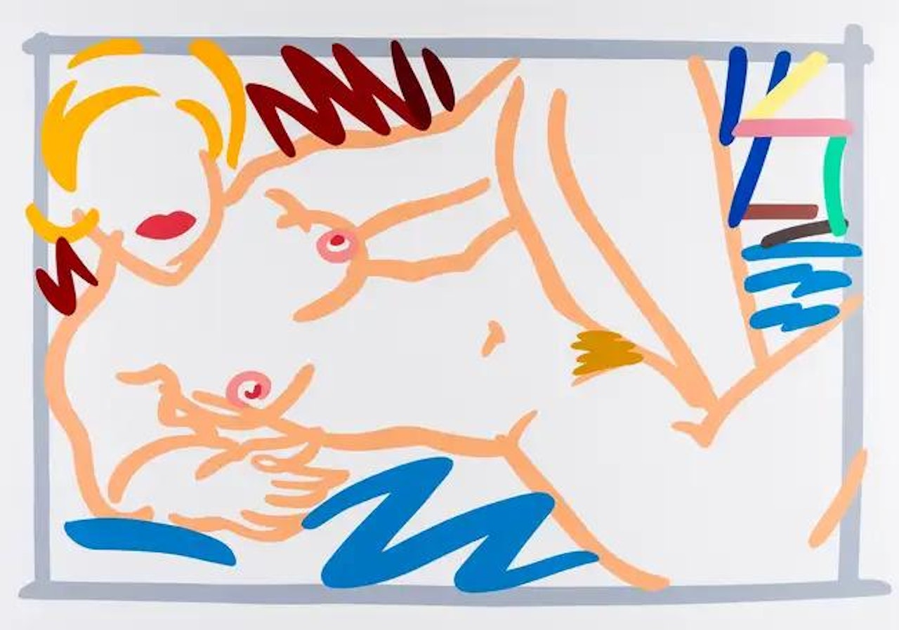 Judy With Blue Blanket by Tom Wesselmann