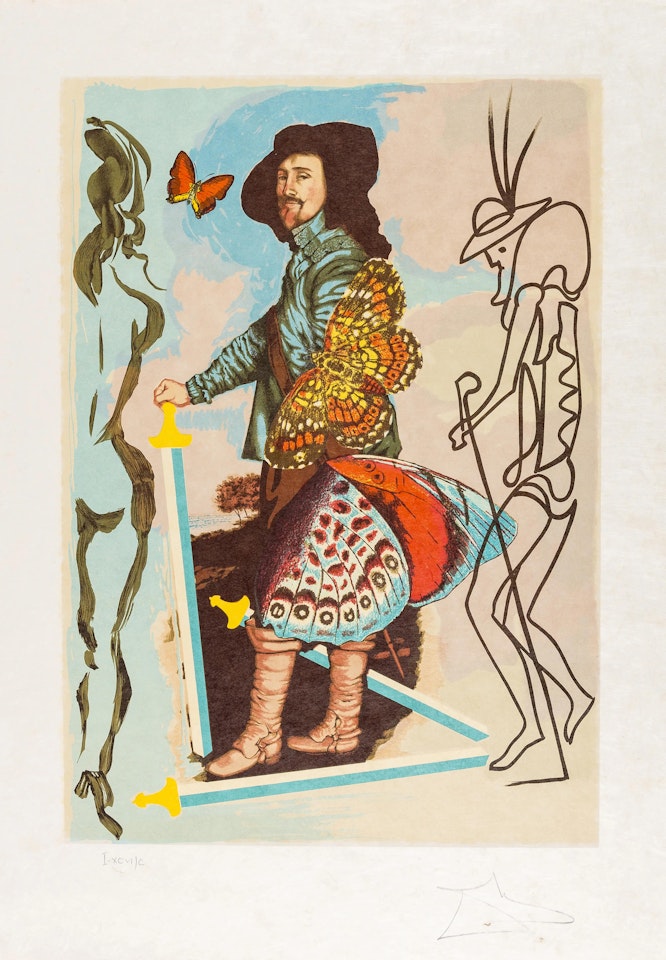 Courtier Asasove (M&L 1492d; Field 77-1-B) by Salvador Dali