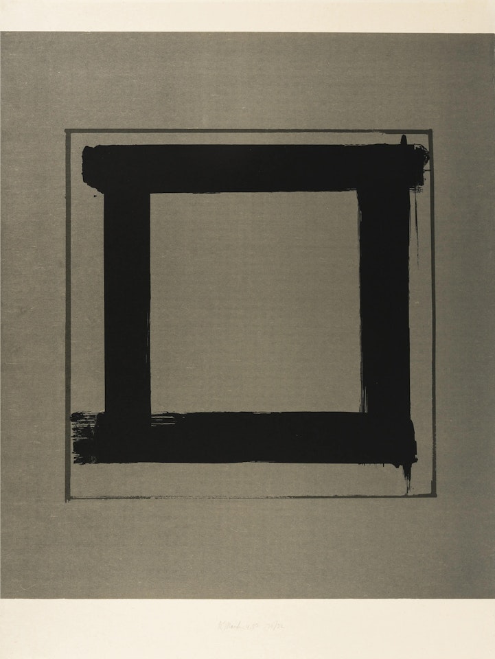 Square (Lewison 38.2) by Brice Marden