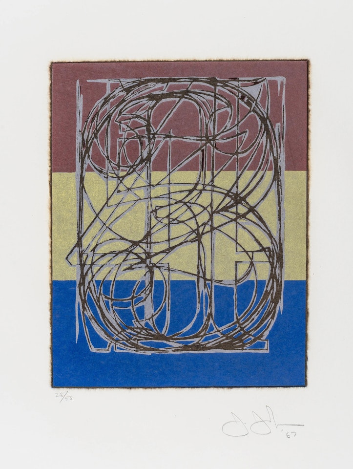 0-9 by Jasper Johns