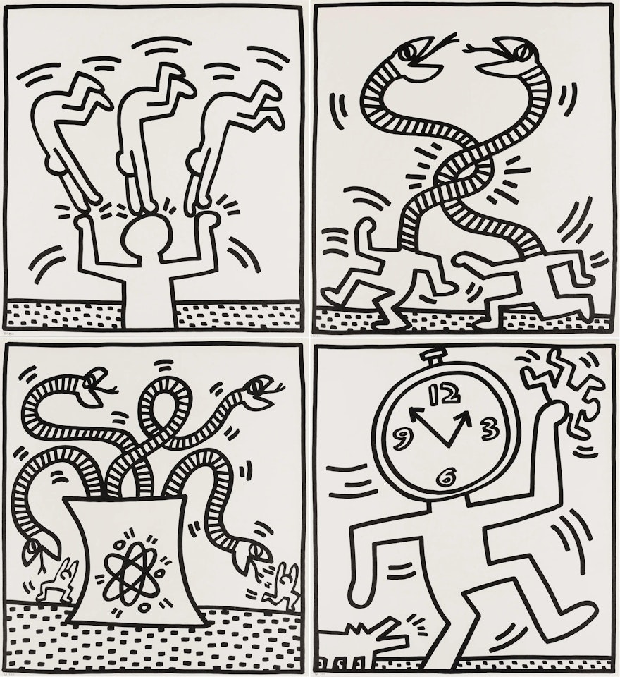 Untitled from Lucio Amelio by Keith Haring