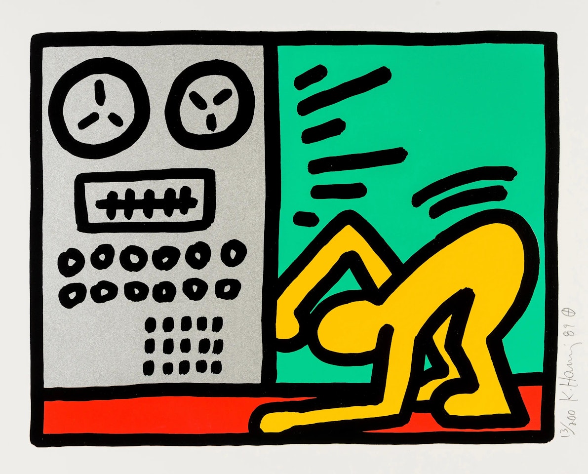 Pop Shop III (See. Littmann p.145) by Keith Haring