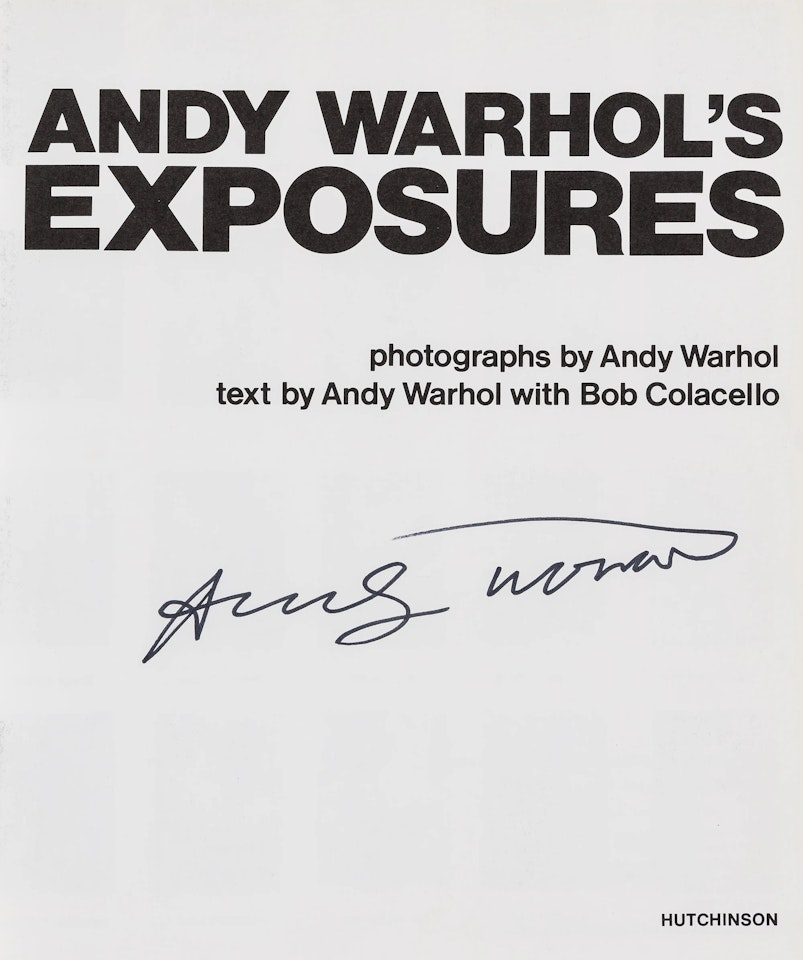 Exposures by Andy Warhol