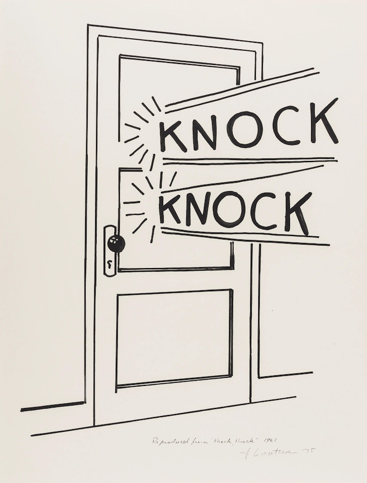Knock Knock (Corlett App.8) by Roy Lichtenstein