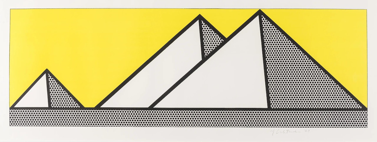 Pyramids (Corlett 87) by Roy Lichtenstein