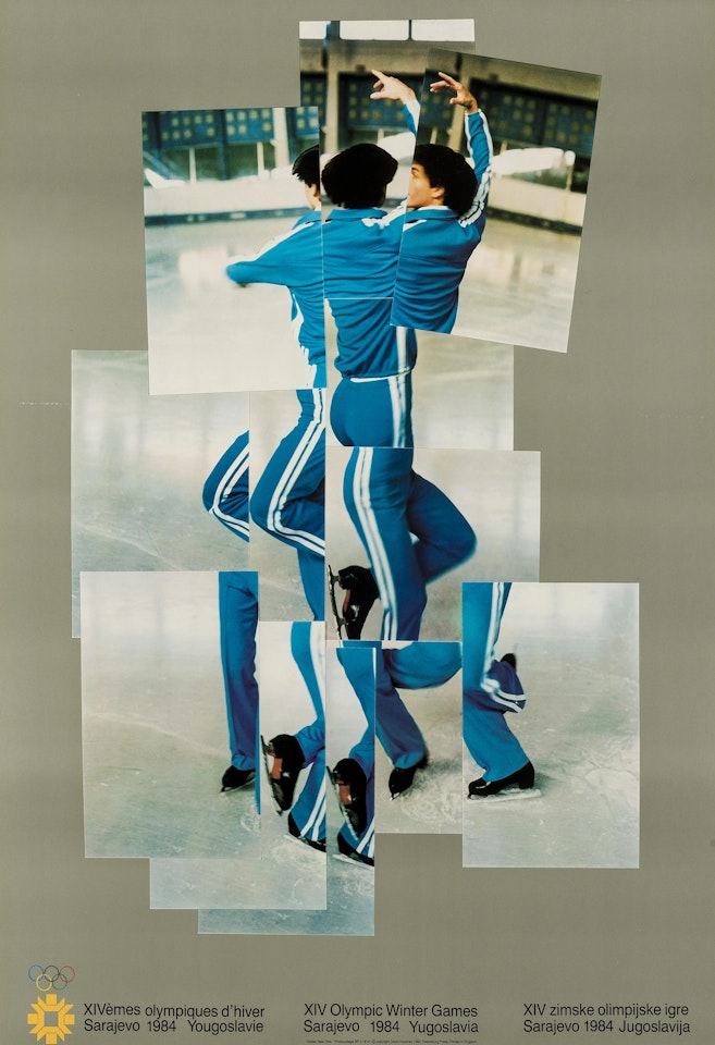 Skater (XIV Olympic Winter Games, Sarajevo) (Baggott 135) by David Hockney