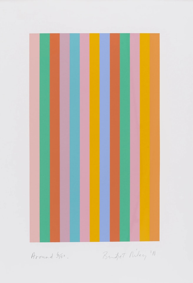Around (Schubert 78) by Bridget Riley