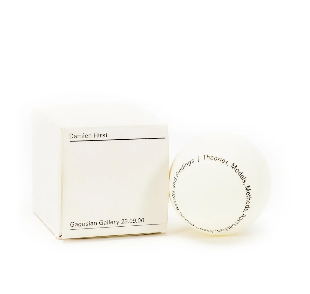 Theories, Models, Methods, Assumptions, Results and Findings Invitation by Damien Hirst