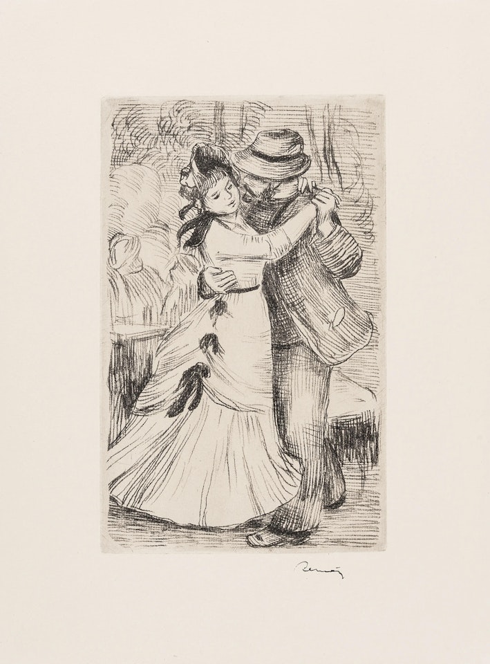 La Danse a la Campagne, 2E Palanche (Delteil 2) by Pierre-Auguste Renoir