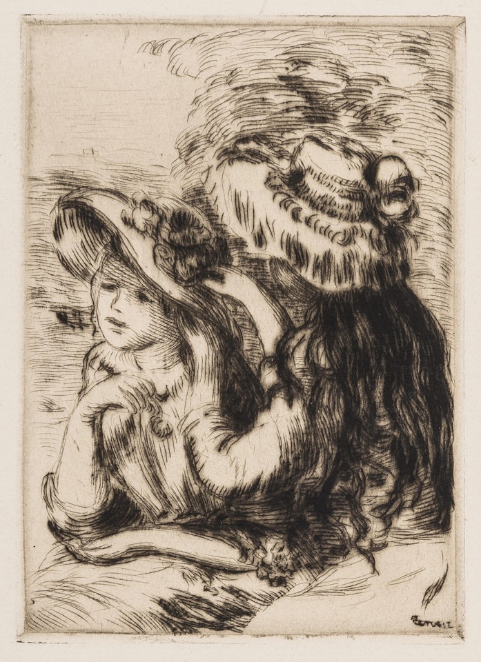 Le Chapeau Épinglé (1re Plance) (see Delteil 6, Stella 6) by Pierre-Auguste Renoir