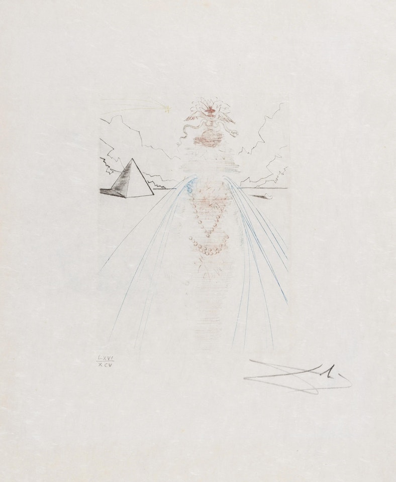 Antony & Cleopatra (Field 68-7 I) by Salvador Dali