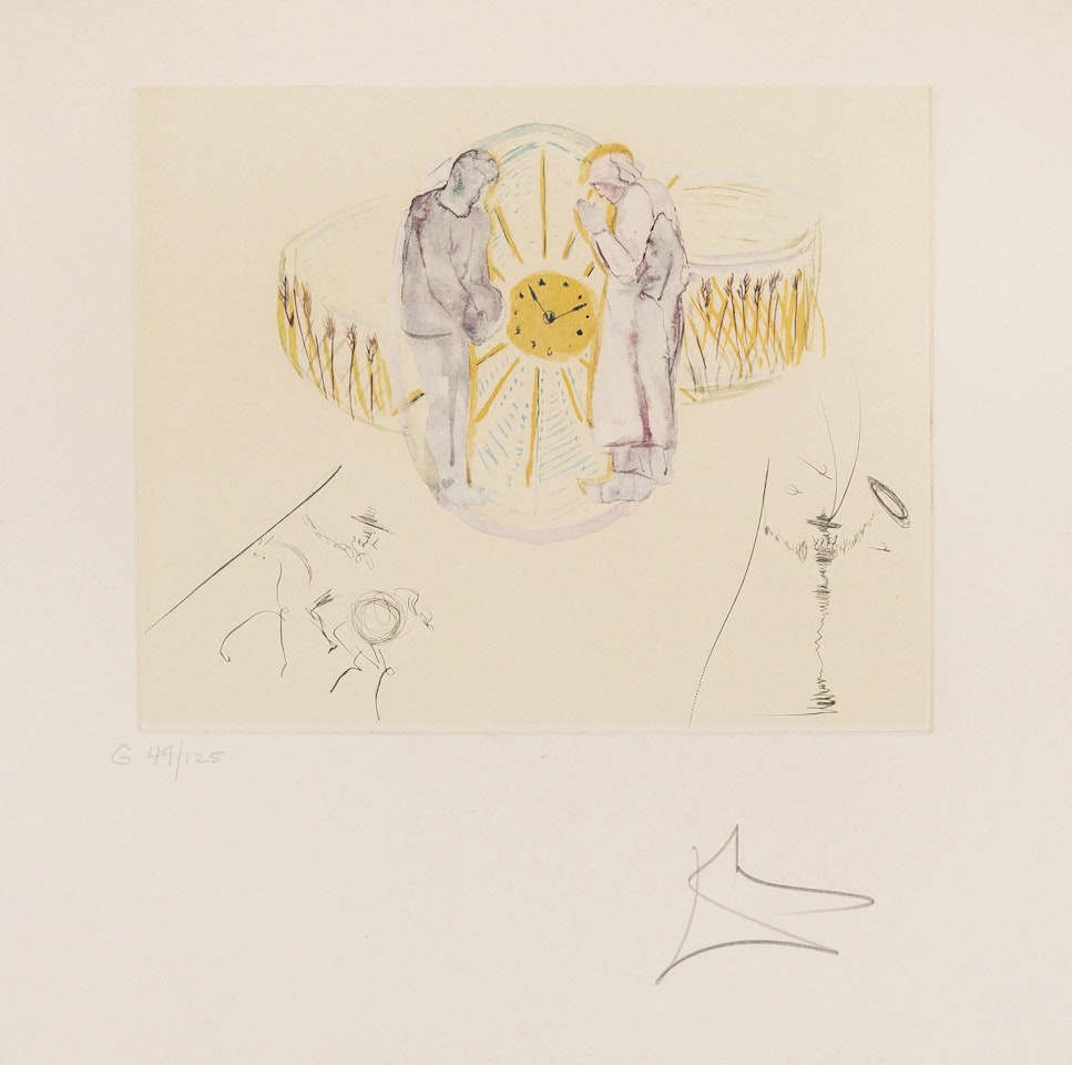 The Cycles of Life. Reflections (Field 79-C) by Salvador Dali
