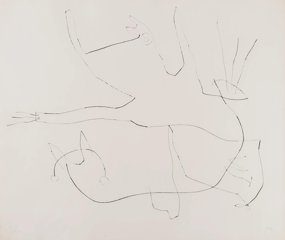 Flux De L"Aimant Plate 6 (Dupin 376) by Joan Miró