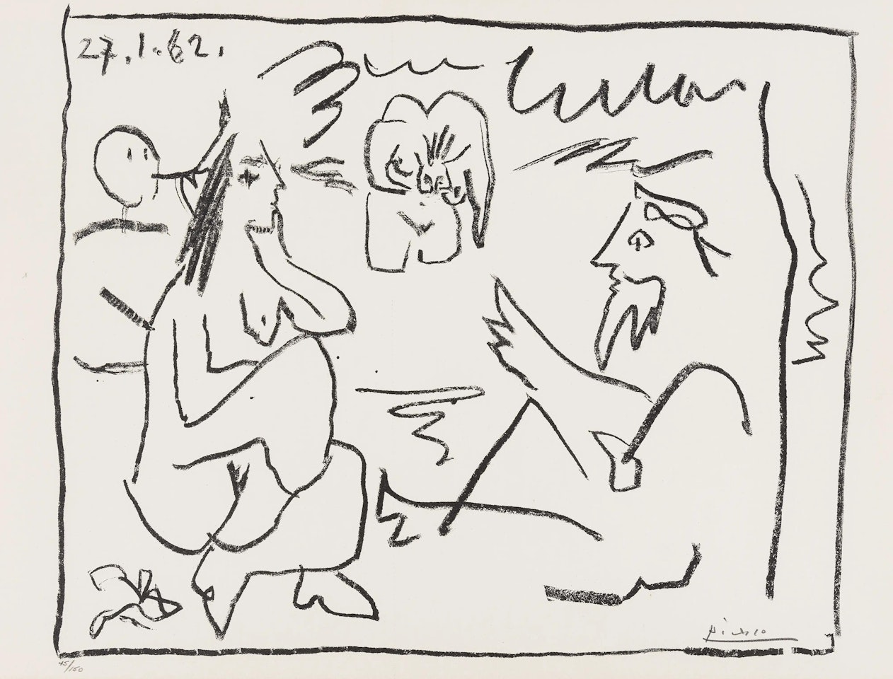 Le Déjeuners sur l"Herbe (Bloch 1024) by Pablo Picasso