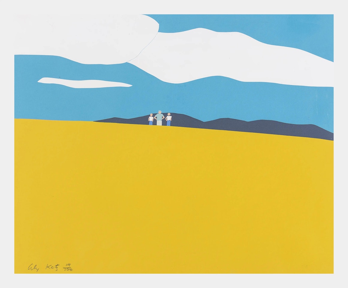 Blueberry Field (Scröder 17) by Alex Katz