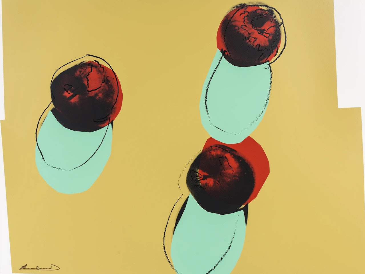 Space Fruit: Apples (Feldman and Schellmann II.200) by Andy Warhol