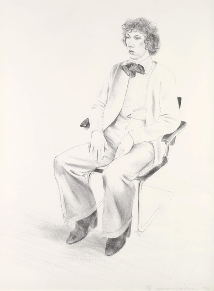 Gregory Evans (Tokyo 165) by David Hockney
