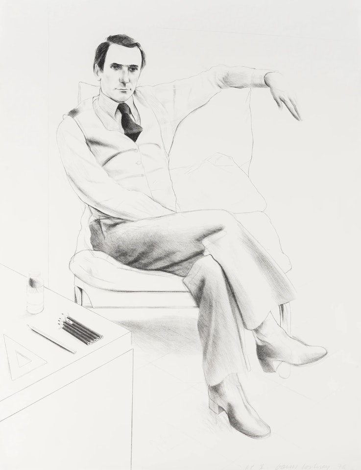 Nicholas Wilder (Tokyo 168) by David Hockney