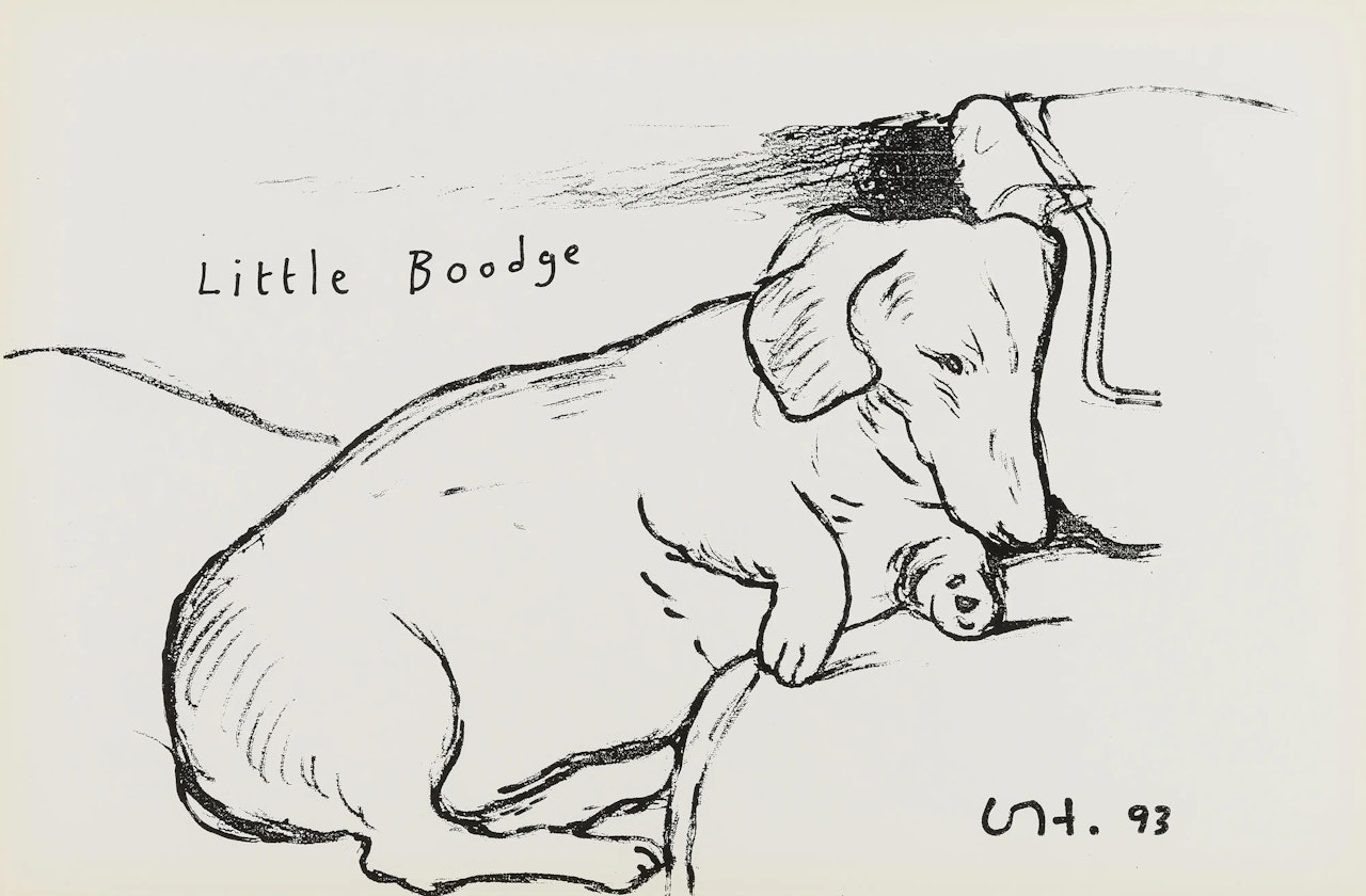 Little Boodge by David Hockney