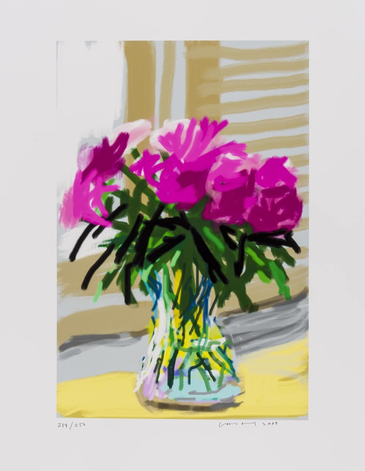 iPhone drawing "No. 535", 28th June 2009 by David Hockney