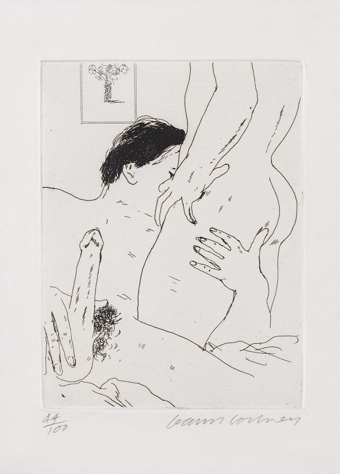 An Erotic Etching (Scottish Arts Council 172) by David Hockney