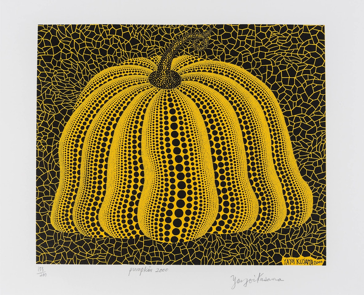 Pumpkin 2000 (Yellow) (Kusama 298) by Yayoi Kusama