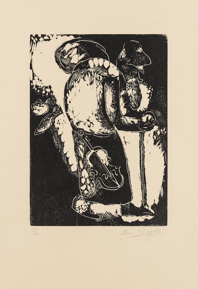 L"Homme au Sac (Kornfeld 33 II b) by Marc Chagall