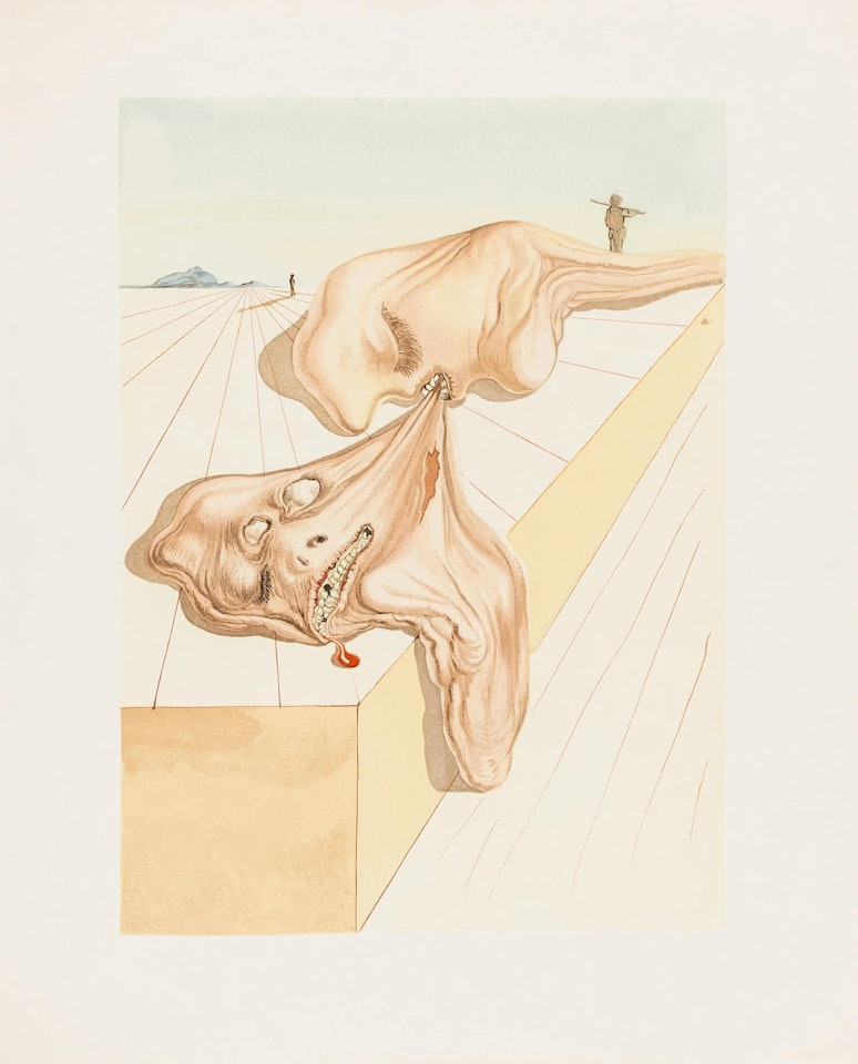 La Divine Comédie (The Divine Comedy) (M&L 1039-1138; Field p.190) by Salvador Dali
