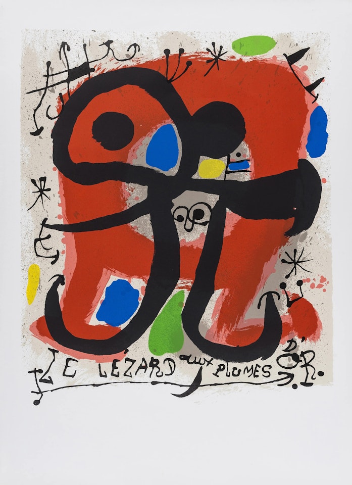 Le Lezard aux Plumes D"Or (Picazo 83) by Joan Miró