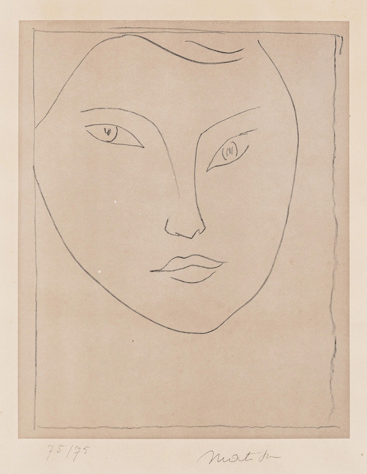 Portrait de Claude D. (Duthuit 585) by Henri Matisse