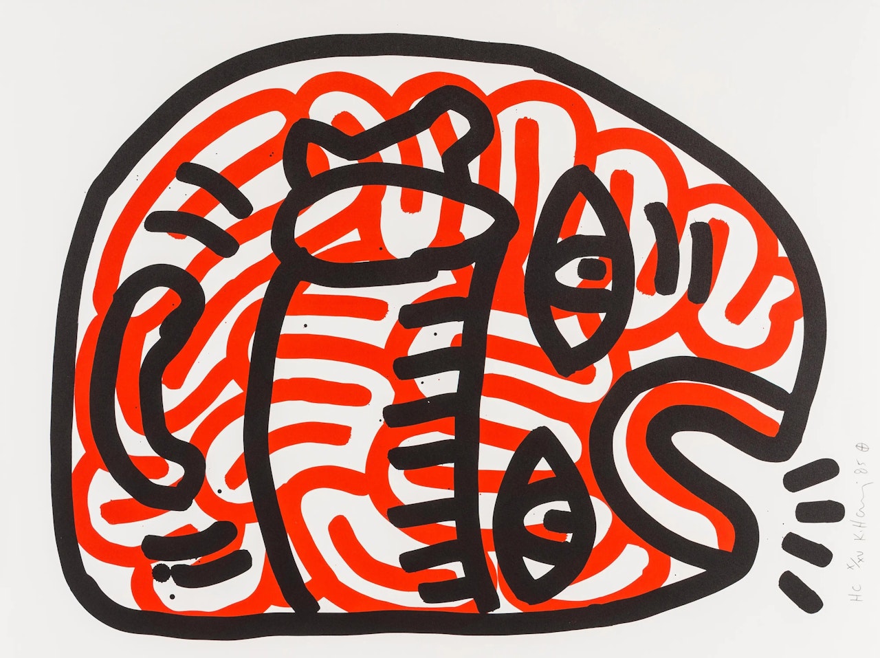 Ludo (See. Littmann page 46) by Keith Haring