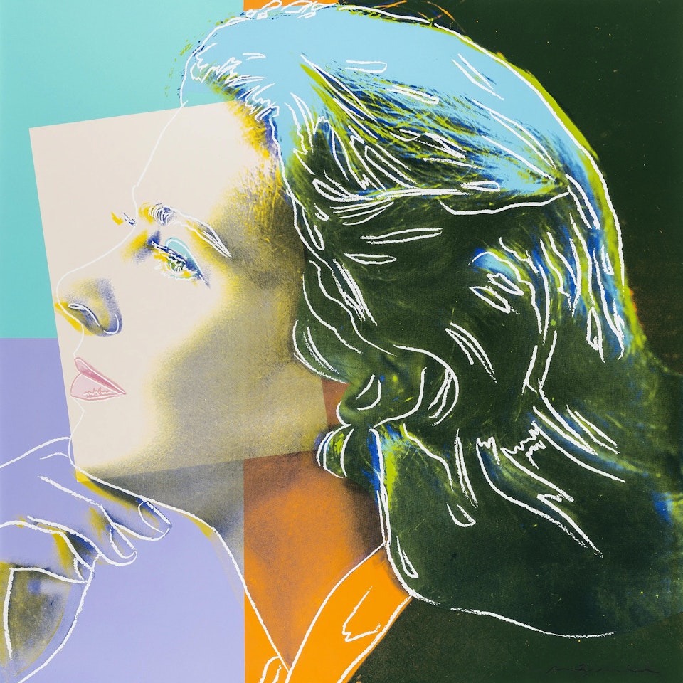 Ingrid Bergman. Herself (Feldman & Schellmann 313) by Andy Warhol