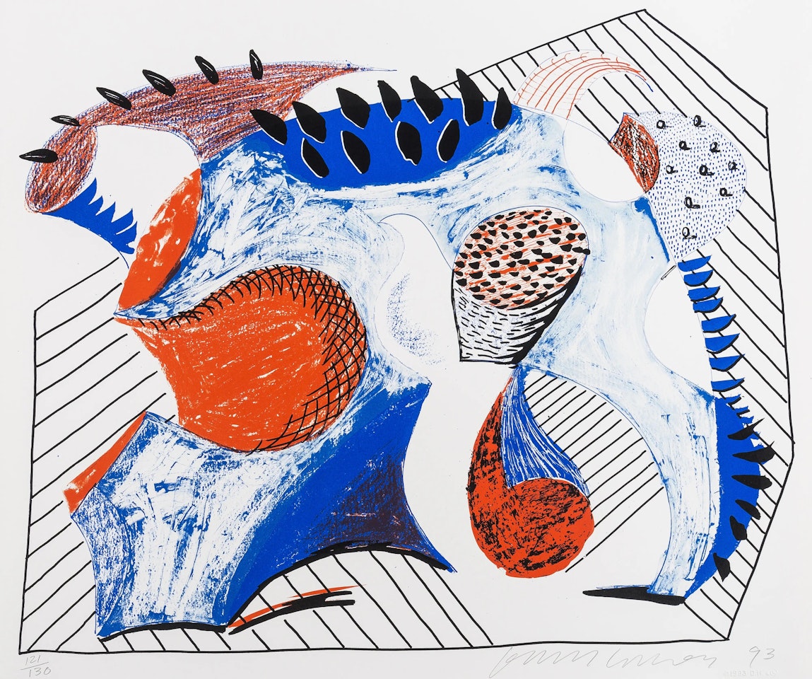 Untitled for Joel Wachs by David Hockney