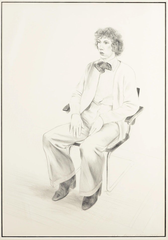 Gregory Evans (Tokyo 165) by David Hockney
