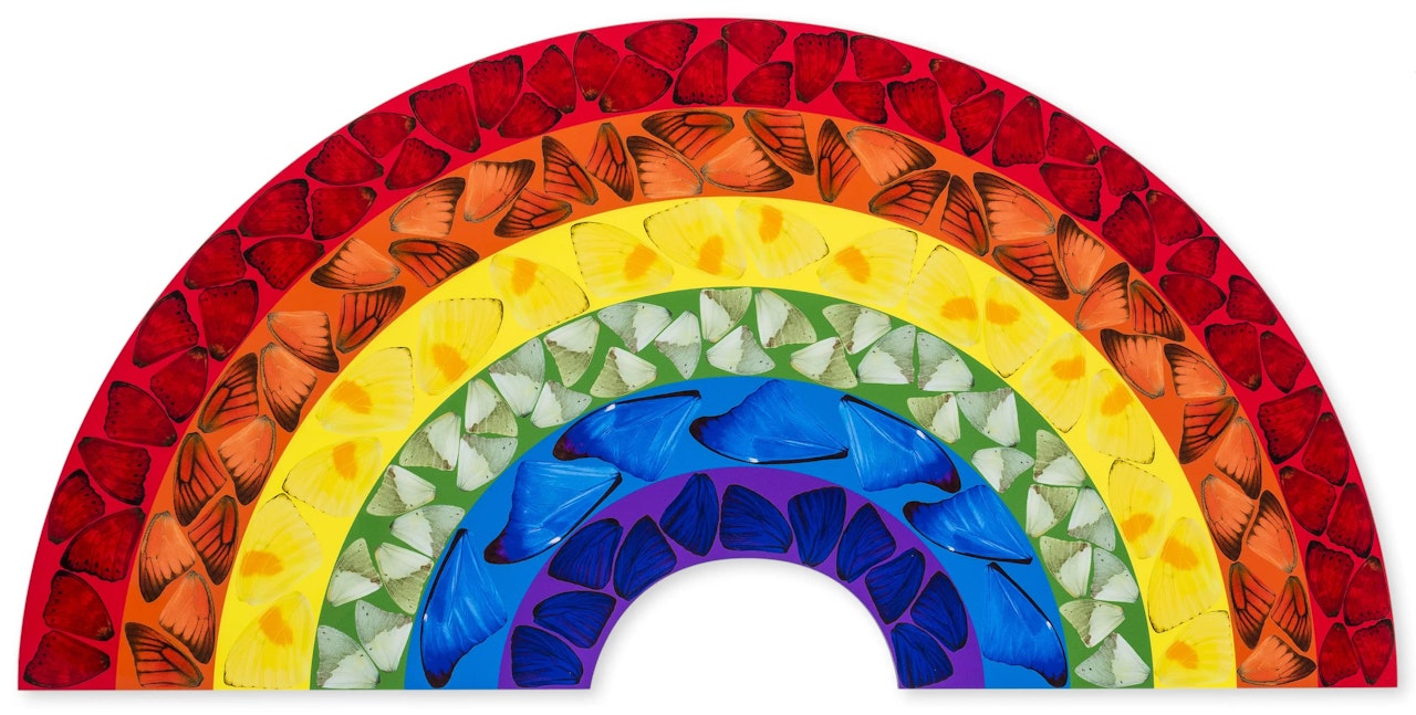Butterfly Rainbow by Damien Hirst