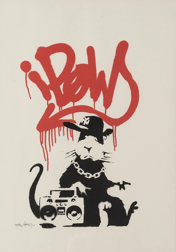 Gangsta Rat by Banksy