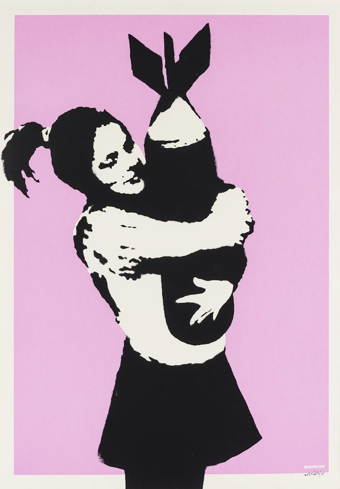 Bomb Love (Bomb Hugger) by Banksy