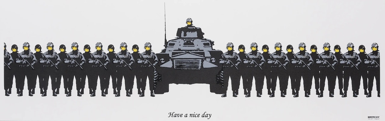 Have a Nice Day (Anarchist Book Fair) by Banksy