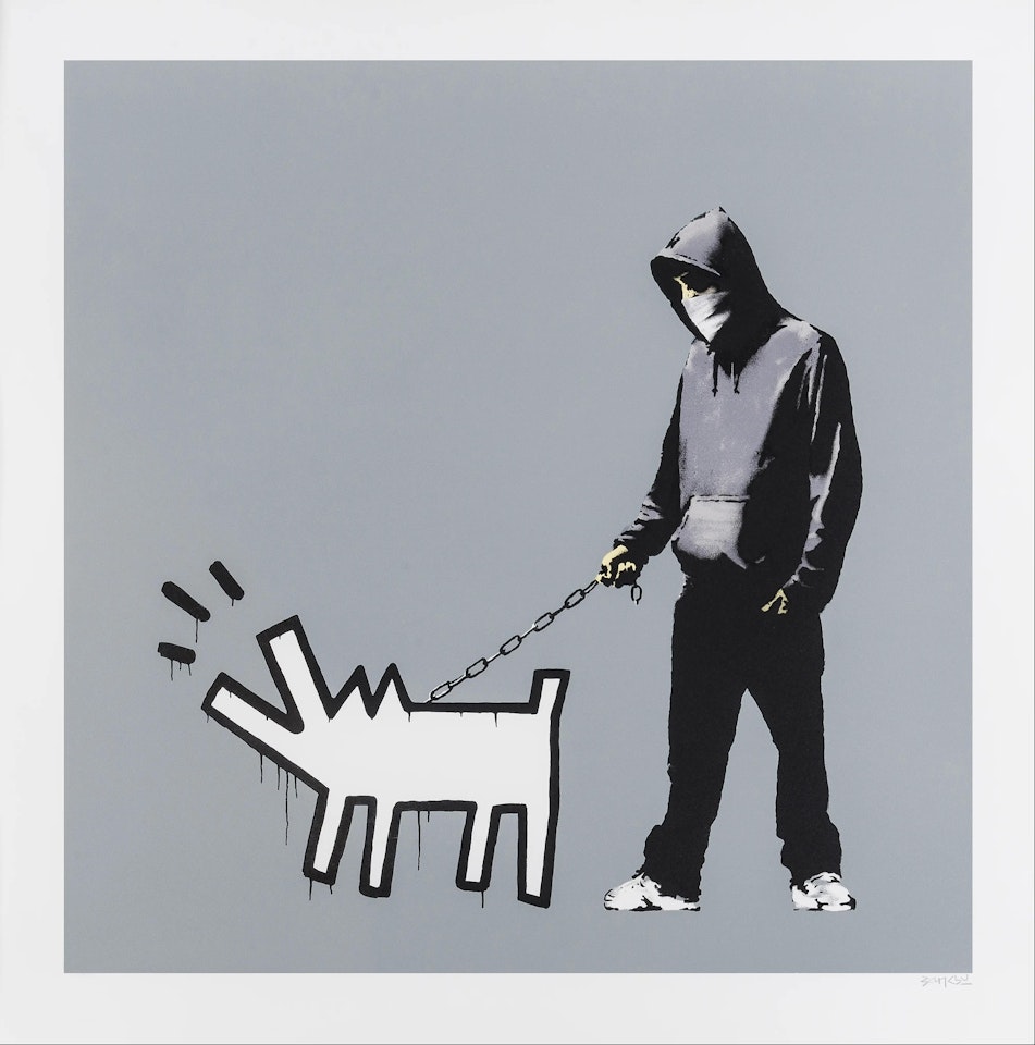 Choose your weapon (Cool Grey) by Banksy