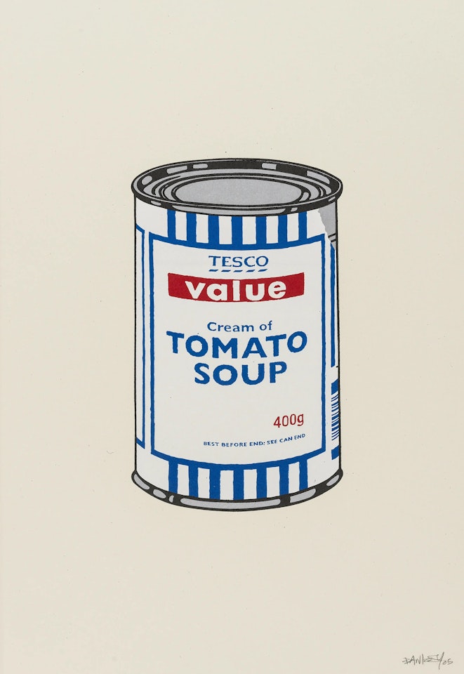 Soup Can (Original) by Banksy
