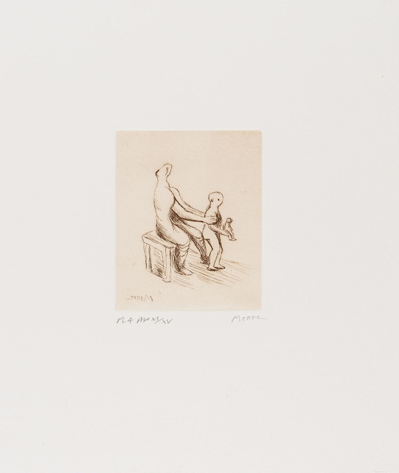 Mother and Child 4 (Cramer 704) by Henry Moore