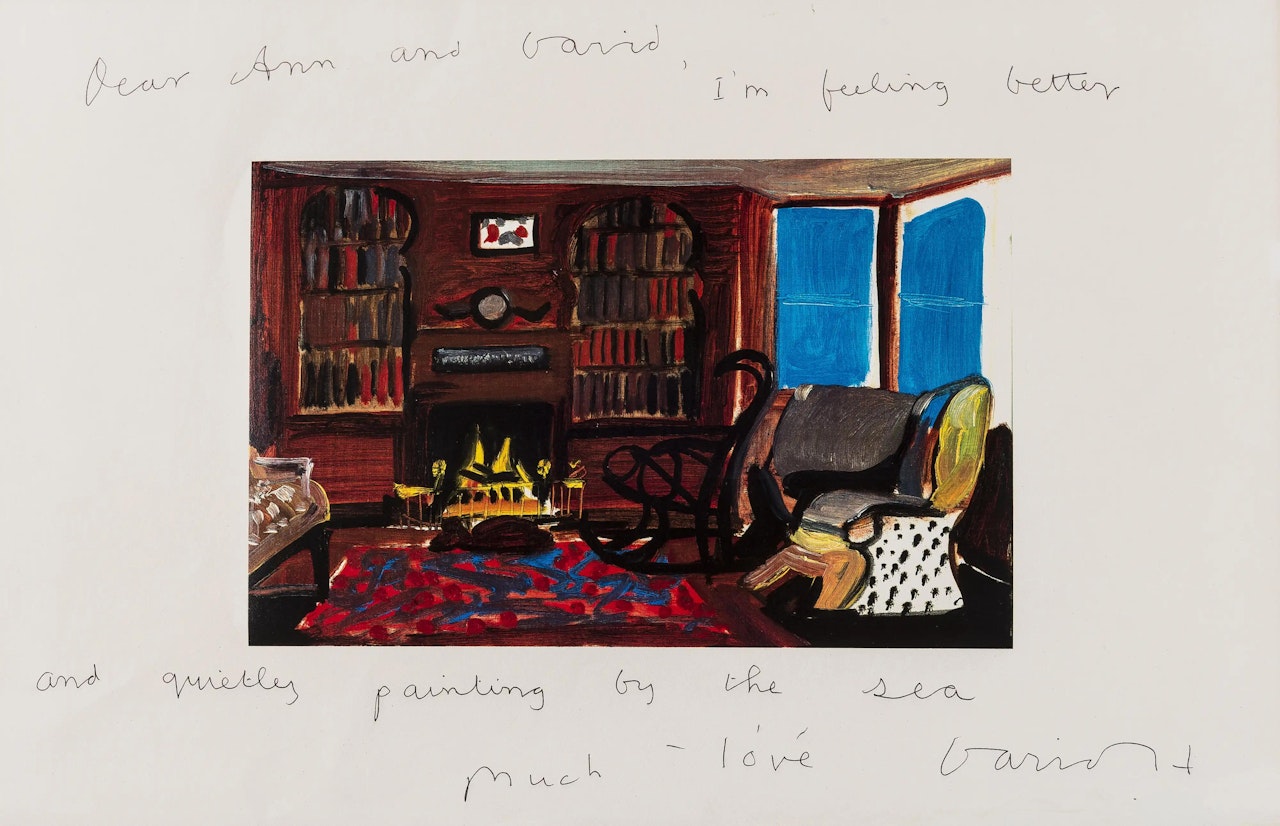 My Little House at the sea by David Hockney