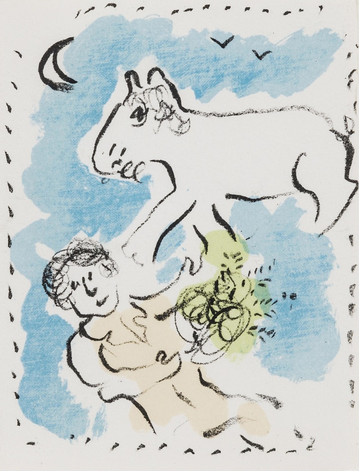 Greeting Cards, (Mourlot 623,934, 986, and 990) by Marc Chagall