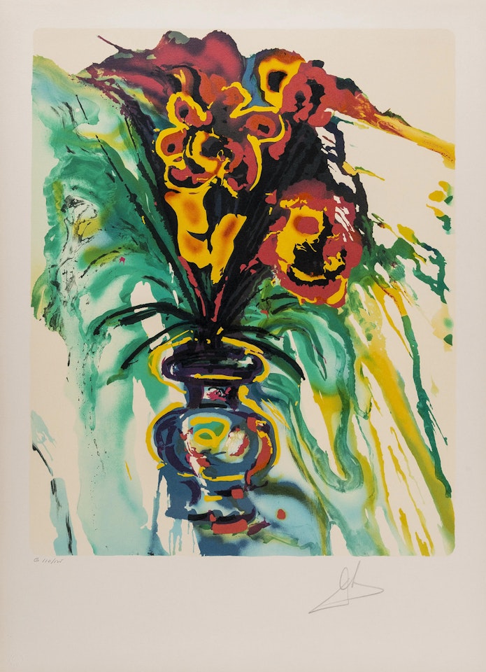 Fleurs Surréalistes. Flowers for Gala (80-10-A) by Salvador Dali