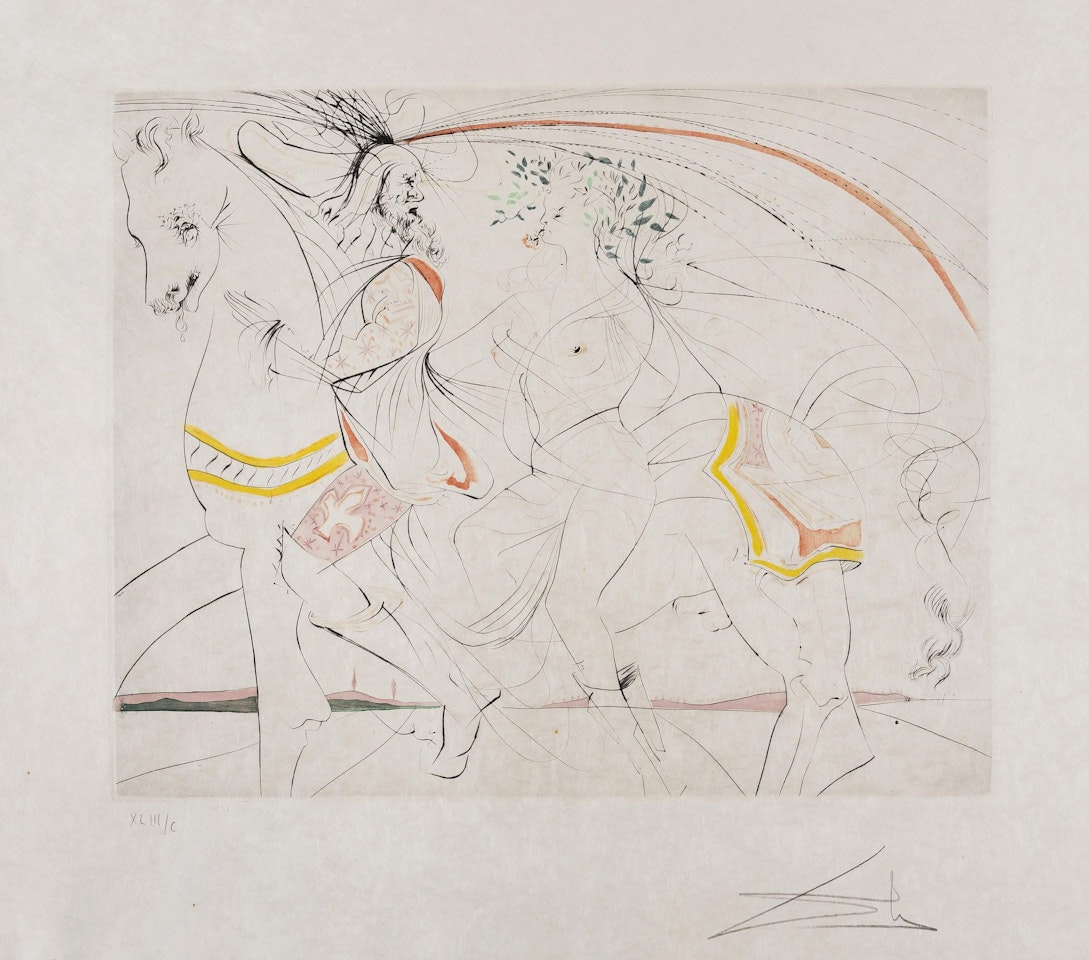 Diane de Poitiers (75-15) by Salvador Dali