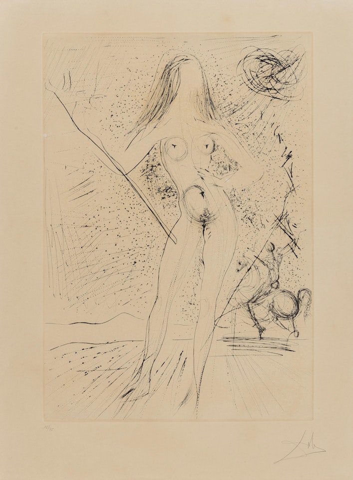 Venus (Field 74-17b) by Salvador Dali