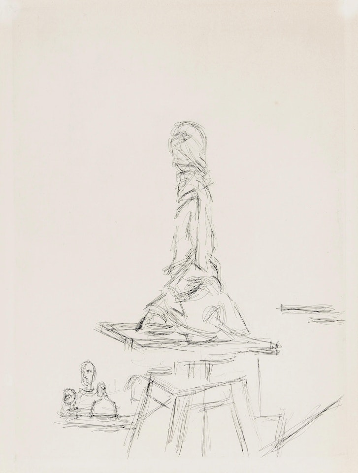 Atelier à la Sellette (Lust 71) by Alberto Giacometti